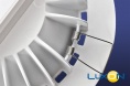 Фрагмент задней стороны светодиодного светильника LuxON Round